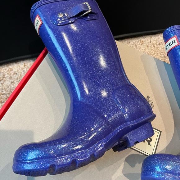 Hunter Original Kids Starcloud boots in Electric Storm - Picture 9 of 16